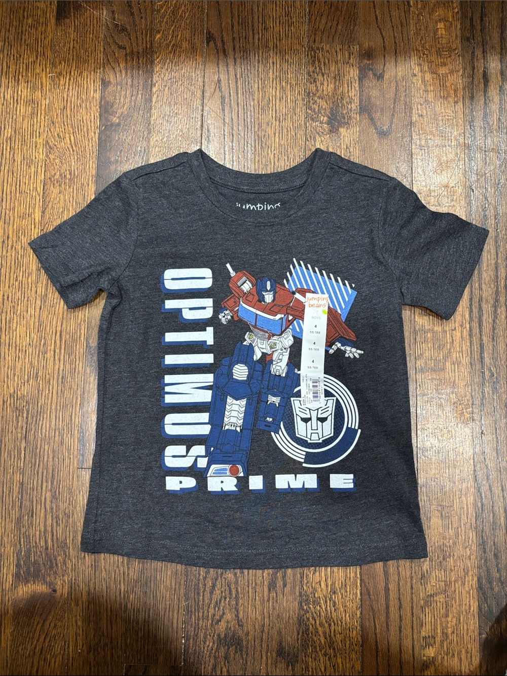 Transformers boys Optimus Prime Graphic Tee size 4